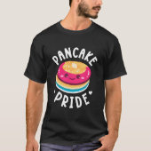 Pancake Pride Lgbtq Pan Panual Awareness Tシャツ (正面)
