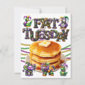 Pancake Supper - Fat Tuesday Invitation 招待状 (正面)