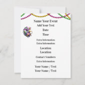 Pancake Supper - Fat Tuesday Invitation 招待状 (裏面)