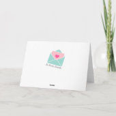 Pancakes and Maple Valentines Day Greeting Card シーズンカード (裏面)