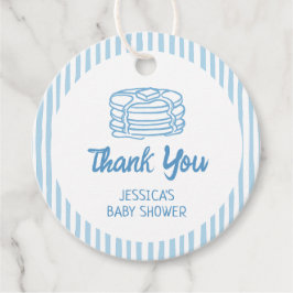 Pancakes and Pajamas Breakfast Boy Baby Shower フェイバータグ