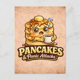 Pancakes and Panic Attacks - Foodie Fiends ポストカード