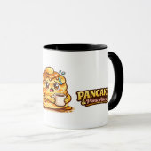 Pancakes and Panic Attacks - Foodie Fiends マグカップ (正面右)