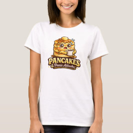 Pancakes and Panic Attacks - Foodie Fiends Tシャツ