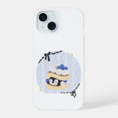 Pancakes and Penguins iPhone 15ケース (裏面)