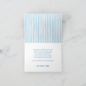 Pancakes Breakfast Boy Baby Shower サンキューカード (内部)