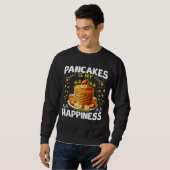pancakes is my happiness スウェットシャツ (正面フル)