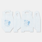 Pancakes, Pacis & PJs Boy Baby Shower Thank You フェイバーボックス (見開き)