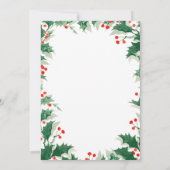 Pancakes Pajamas PJ's Girl Christmas Birthday 招待状 (裏面)