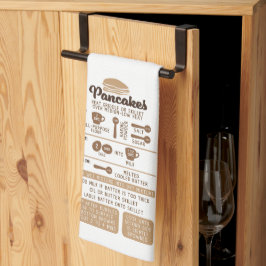 Pancakes Recipe Kitchen Towel – Fun キッチンタオル