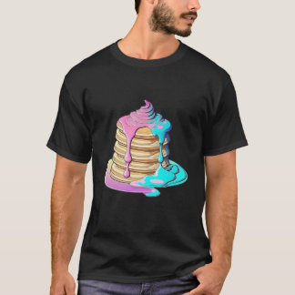 Pancakes Vaporwave Retrowave Aesthetic Tシャツ