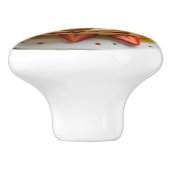 Pancakes with Whipped Cream & Christmas Sprinkles セラミックノブ (側面)