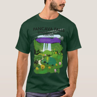 Pancava秋pindlerv百万Czechia旅行ポスター Tシャツ