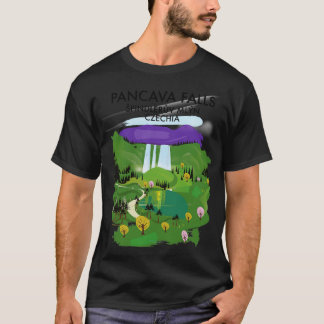 Pancava秋pindlerv百万Czechia旅行ポスター Tシャツ