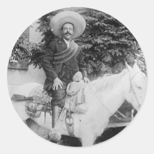 Panchoの別荘のメキシコ革命的な大将 ラウンドシール