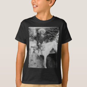 Panchoの別荘のメキシコ革命的な大将 Tシャツ