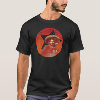 Panchoの別荘のヴィンテージの赤の星 Tシャツ
