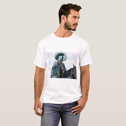 Pancho Villa Watercolor Tシャツ (正面フル)