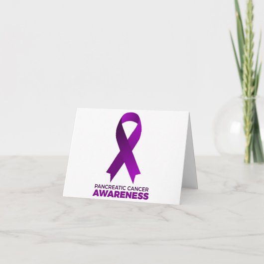 Pancreatic Cancer Awareness サンキューカード (正面)