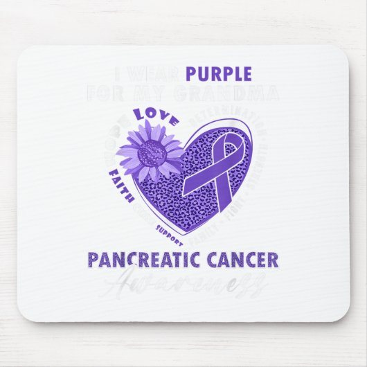 Pancreatic Cancer Awareness Month Family Support P マウスパッド (正面)
