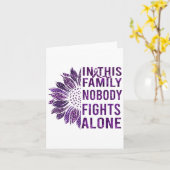 Pancreatic Cancer Awareness Sunflower Pancreatic C カード (黄色い花)