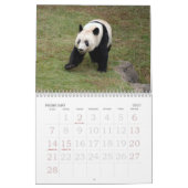 panda117のジャイアントパンダくま カレンダー (2月 2027)
