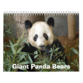 panda117のジャイアントパンダくま カレンダー (カバー)