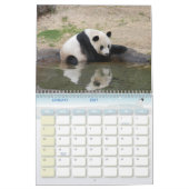panda118のジャイアントパンダくま カレンダー (1月 2027)