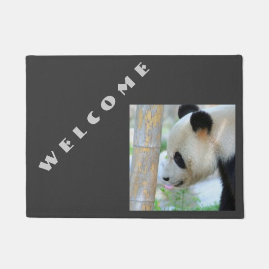 Panda20170502_by_JAMFo ドアマット (正面)