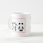 panda コーヒーマグカップ (正面左)