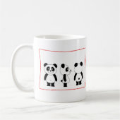 panda コーヒーマグカップ (左)