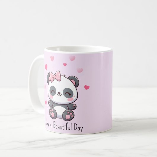 Panda  コーヒーマグカップ (正面左)