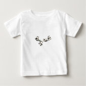 panda ベビーTシャツ (正面)