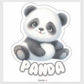 PANDA -子供部屋 シール (シート)
