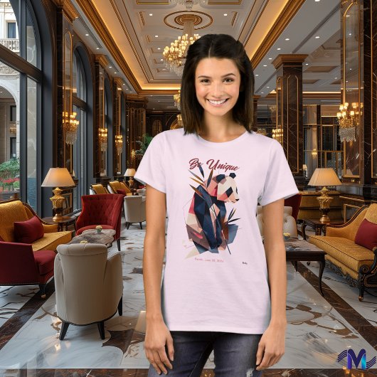 Panda Abstracto y Único Tシャツ