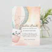 Panda Adventure Awaits Baby Shower 招待状 (スタンド正面)