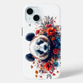 Panda Amongst Flowers Case-Mate iPhoneケース (裏面)