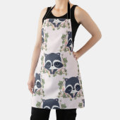 Panda And Flower Tattoo エプロン (インサイチュ)