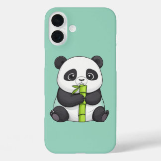  Panda and Its Bamboo iPhone 16 Plusケース