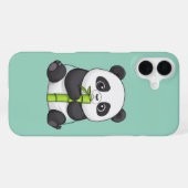 Panda and Its Bamboo iPhoneケース (裏面横)