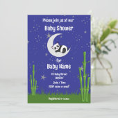 Panda Baby Shower Invitation 招待状 (スタンド正面)
