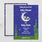Panda Baby Shower Invitation 招待状 (正面/裏面)