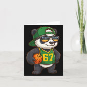 Panda Basketball 67 Gen Alpha Slang Srts Men Boys  カード (正面)
