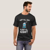 Panda Bear Bears Nap Sleeping Pajama Nightgown Tシャツ (正面フル)