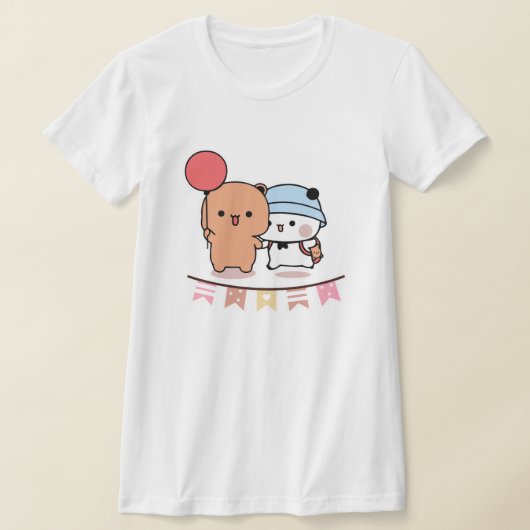 PANDA BEAR、bubu、dudu hugs愛バルーン Tシャツ (レイダウン)