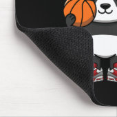 Panda Bear Bysketbyll Player Animal Lover Hoops Dr マウスパッド (コーナー)