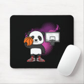 Panda Bear Bysketbyll Player Animal Lover Hoops Dr マウスパッド (マウス)
