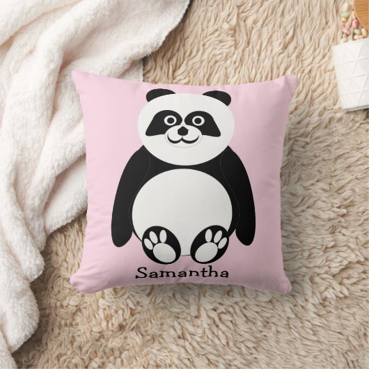 Panda Bear Design Personalised クッション (ブランケット)