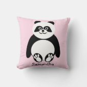 Panda Bear Design Personalised クッション (正面)