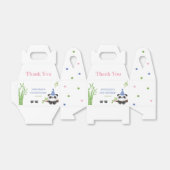 Panda Bear Green Bamboo Kids Birthday  フェイバーボックス (折り畳みなし)